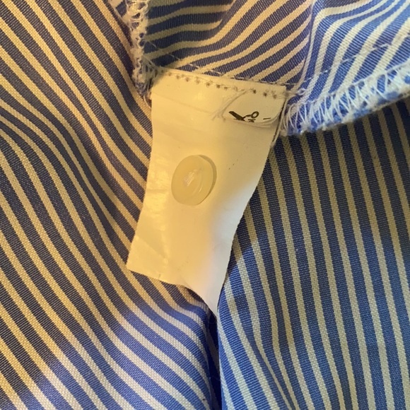 Zara Striped Shirt with Embroidery and Tassels - Picture 9 of 10